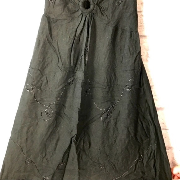 NWOT‎ Beaded and Sequined Strap Midi Sundress Coverup Island Planet - Picture 3 of 9